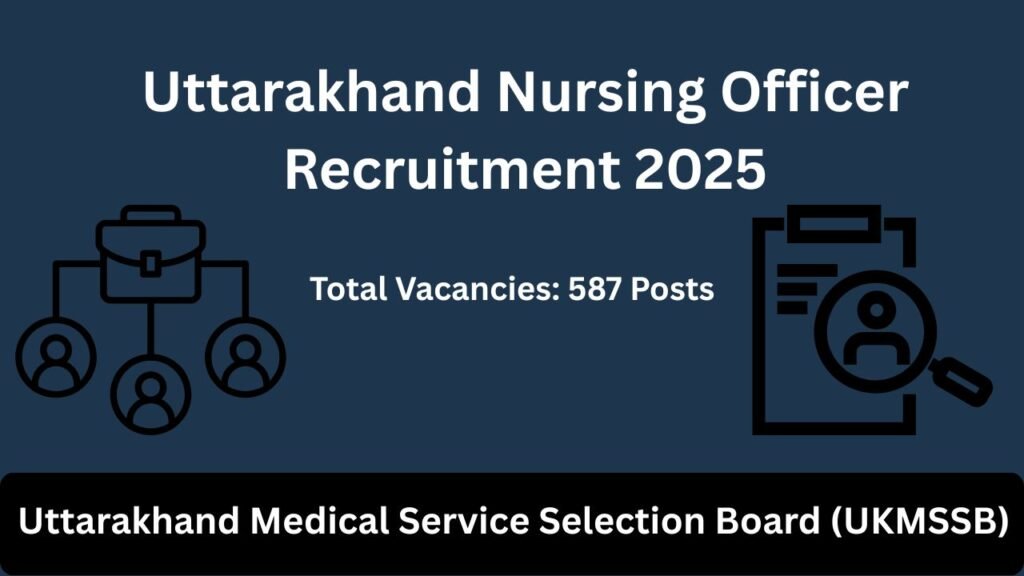 Uttarakhand Nursing Officer Vacancy 2025
